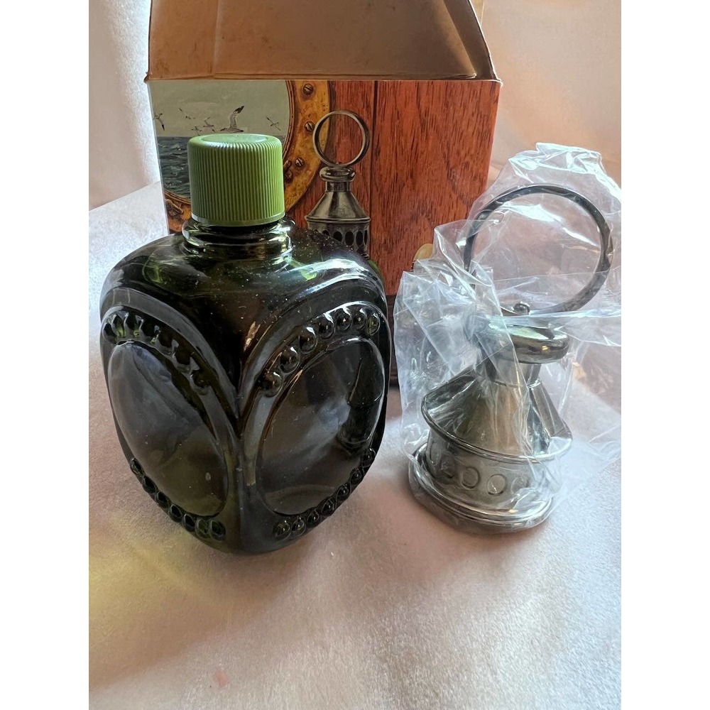 Avon Whale Oil Lantern Decanter with After Shave with Box - New